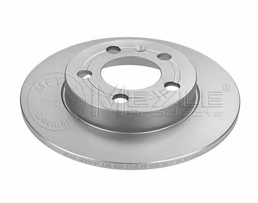 Meyle 115 523 1070/PD Rear brake disc, non-ventilated 1155231070PD: Buy near me in Poland at 2407.PL - Good price!