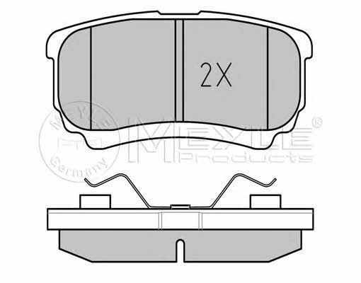 Meyle 025 240 1416/PD Тормозные колодки дисковые, комплект 0252401416PD: Купить в Польше - Отличная цена на 2407.PL!