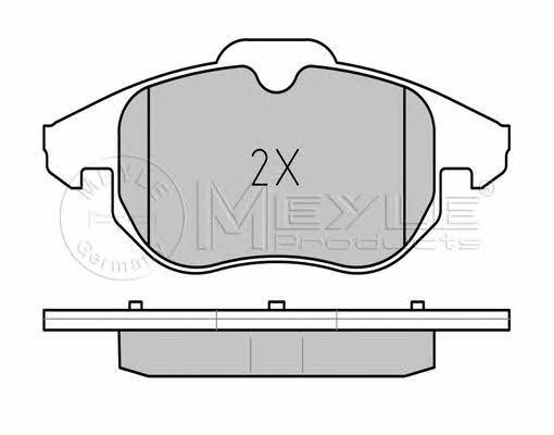 Meyle 025 234 0220/PD Тормозные колодки дисковые, комплект 0252340220PD: Отличная цена - Купить в Польше на 2407.PL!