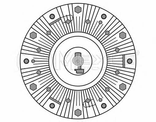 Meyle 12-14 234 0023 Sprzęgło wentylatora chłodnicy 12142340023: Dobra cena w Polsce na 2407.PL - Kup Teraz!