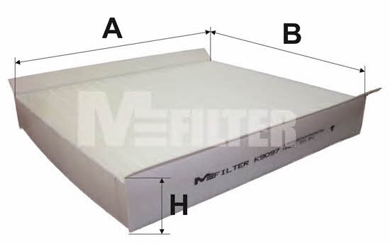 M-Filter K 9097 Фильтр салона K9097: Отличная цена - Купить в Польше на 2407.PL!