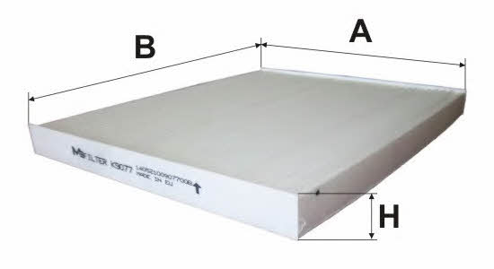 M-Filter K 9077 Filtr kabinowy K9077: Dobra cena w Polsce na 2407.PL - Kup Teraz!