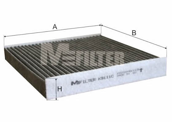 M-Filter K 9111C Activated Carbon Cabin Filter K9111C: Buy near me in Poland at 2407.PL - Good price!