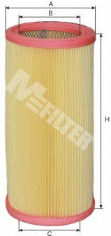 M-Filter A 109 Air filter A109: Buy near me in Poland at 2407.PL - Good price!