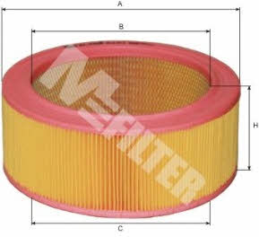 M-Filter A 121 Air filter A121: Buy near me in Poland at 2407.PL - Good price!