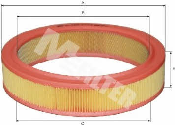 M-Filter A 123 Air filter A123: Buy near me at 2407.PL in Poland at an Affordable price!