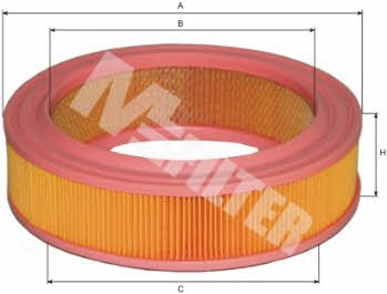 M-Filter A 128 Air filter A128: Buy near me in Poland at 2407.PL - Good price!