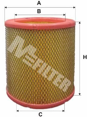 M-Filter A 393 Air filter A393: Buy near me in Poland at 2407.PL - Good price!