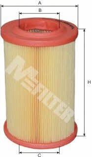 M-Filter A 556 Air filter A556: Buy near me in Poland at 2407.PL - Good price!