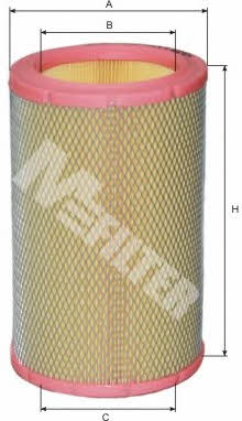 M-Filter A 812 Air filter A812: Buy near me in Poland at 2407.PL - Good price!