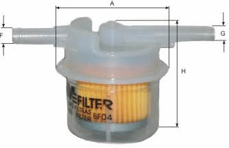 M-Filter BF 04 Fuel filter BF04: Buy near me in Poland at 2407.PL - Good price!