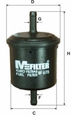 M-Filter BF 675 Fuel filter BF675: Buy near me in Poland at 2407.PL - Good price!