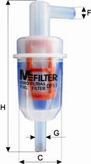 M-Filter DF 11 Топливный фильтр DF11: Отличная цена - Купить в Польше на 2407.PL!