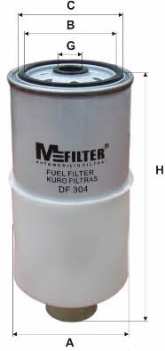 M-Filter DF 304 Fuel filter DF304: Buy near me in Poland at 2407.PL - Good price!