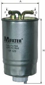 M-Filter DF 323 Топливный фильтр DF323: Отличная цена - Купить в Польше на 2407.PL!