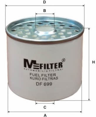 M-Filter DF 699 Фільтр палива DF699: Приваблива ціна - Купити у Польщі на 2407.PL!