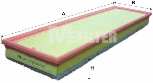 M-Filter K 295 Filtr powietrza K295: Dobra cena w Polsce na 2407.PL - Kup Teraz!