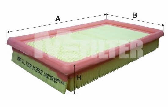 M-Filter K 352 Air filter K352: Buy near me at 2407.PL in Poland at an Affordable price!