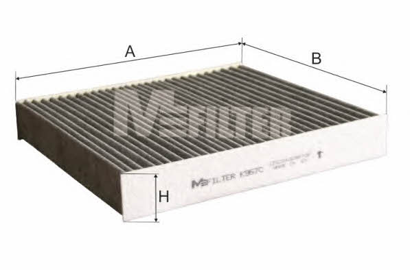 M-Filter K 967C Activated Carbon Cabin Filter K967C: Buy near me at 2407.PL in Poland at an Affordable price!