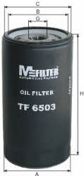 M-Filter TF 6503 Фільтр масляний TF6503: Приваблива ціна - Купити у Польщі на 2407.PL!