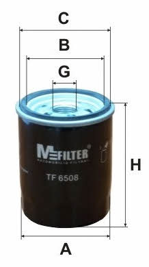 M-Filter TF 6508 Oil Filter TF6508: Buy near me in Poland at 2407.PL - Good price!