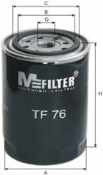 M-Filter TF 76 Oil Filter TF76: Buy near me in Poland at 2407.PL - Good price!