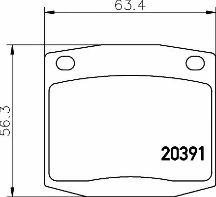 Mintex MDB1097 Brake Pad Set, disc brake MDB1097: Buy near me in Poland at 2407.PL - Good price!