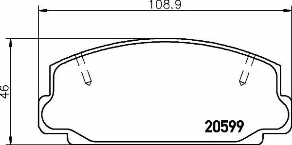 Mintex MDB1149 Тормозные колодки дисковые, комплект MDB1149: Отличная цена - Купить в Польше на 2407.PL!