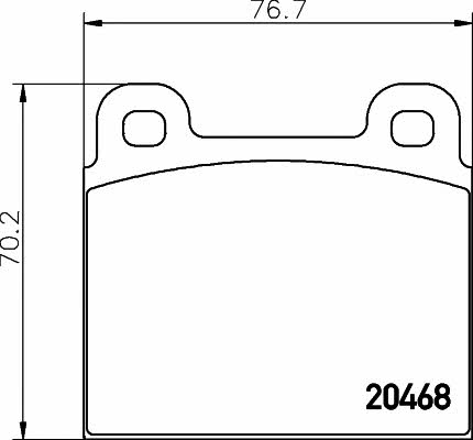 Mintex MDB1235 Тормозные колодки дисковые, комплект MDB1235: Отличная цена - Купить в Польше на 2407.PL!