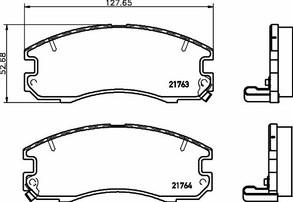 Mintex MDB1406 Brake Pad Set, disc brake MDB1406: Buy near me in Poland at 2407.PL - Good price!