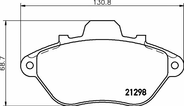 Mintex MDB1454 Brake Pad Set, disc brake MDB1454: Buy near me in Poland at 2407.PL - Good price!