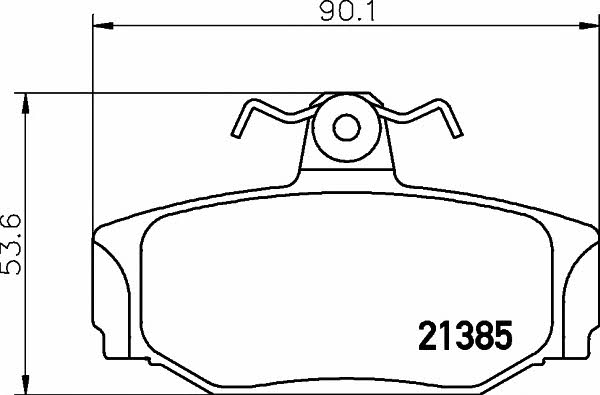 Mintex MDB1467 Тормозные колодки дисковые, комплект MDB1467: Отличная цена - Купить в Польше на 2407.PL!