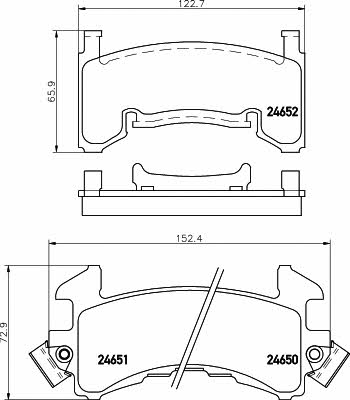 Mintex MDB1595 Тормозные колодки дисковые, комплект MDB1595: Отличная цена - Купить в Польше на 2407.PL!