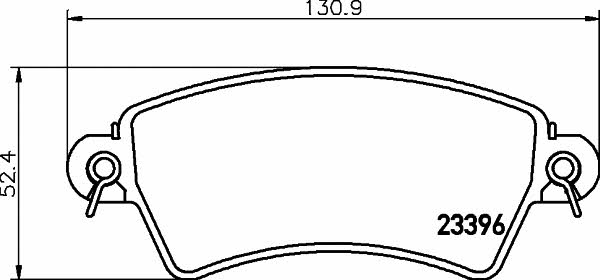 Mintex MDB2012 Brake Pad Set, disc brake MDB2012: Buy near me in Poland at 2407.PL - Good price!