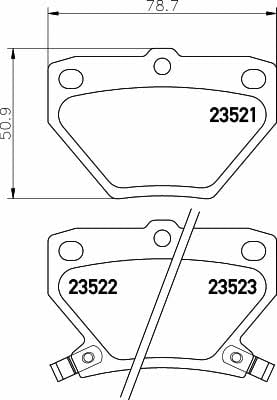 Mintex MDB2014 Brake Pad Set, disc brake MDB2014: Buy near me in Poland at 2407.PL - Good price!