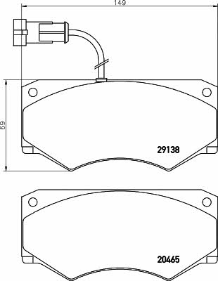 Mintex MDB2270 Гальмівні колодки, комплект MDB2270: Приваблива ціна - Купити у Польщі на 2407.PL!