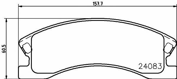 Mintex MDB2376 Brake Pad Set, disc brake MDB2376: Buy near me in Poland at 2407.PL - Good price!