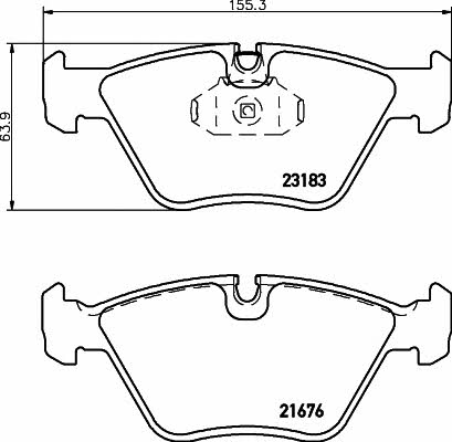 Mintex MDB2620 Тормозные колодки дисковые, комплект MDB2620: Отличная цена - Купить в Польше на 2407.PL!