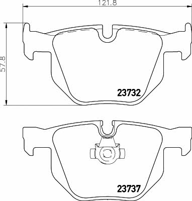 Mintex MDB2719 Brake Pad Set, disc brake MDB2719: Buy near me in Poland at 2407.PL - Good price!