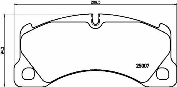 Mintex MDB3157 Brake Pad Set, disc brake MDB3157: Buy near me in Poland at 2407.PL - Good price!