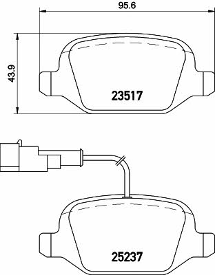 Mintex MDB3213 Brake Pad Set, disc brake MDB3213: Buy near me in Poland at 2407.PL - Good price!