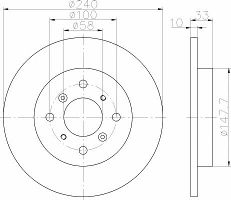 Mintex MDC1297 Brake disc MDC1297: Buy near me in Poland at 2407.PL - Good price!