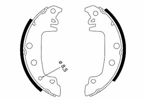 Mintex MFR160 Brake shoe set MFR160: Buy near me at 2407.PL in Poland at an Affordable price!