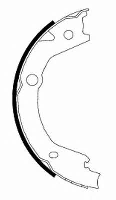 Mintex MFR623 Parking brake shoes MFR623: Buy near me in Poland at 2407.PL - Good price!