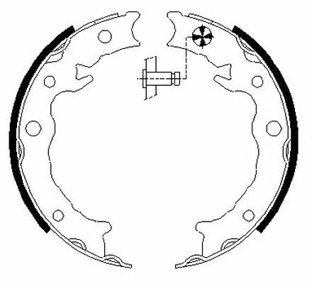 Mintex MFR723 Parking brake shoes MFR723: Buy near me in Poland at 2407.PL - Good price!