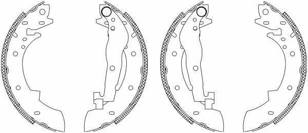 Mintex MSK013 Brake shoe set MSK013: Buy near me in Poland at 2407.PL - Good price!