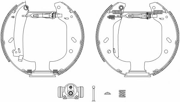 Mintex MSP118 Brake shoe set MSP118: Buy near me in Poland at 2407.PL - Good price!