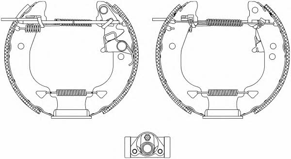 Mintex MSP138 Brake shoe set MSP138: Buy near me in Poland at 2407.PL - Good price!