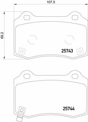 Mintex MDB3381 Brake Pad Set, disc brake MDB3381: Buy near me in Poland at 2407.PL - Good price!