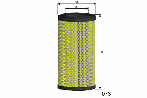 Misfat R1062 Air filter R1062: Buy near me in Poland at 2407.PL - Good price!